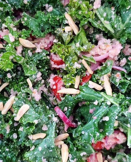 Kale Salad With Beets and Quinoa