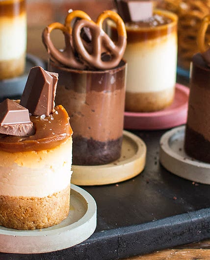 Tony's Chocolonely Mini No-Bake Cheesecakes