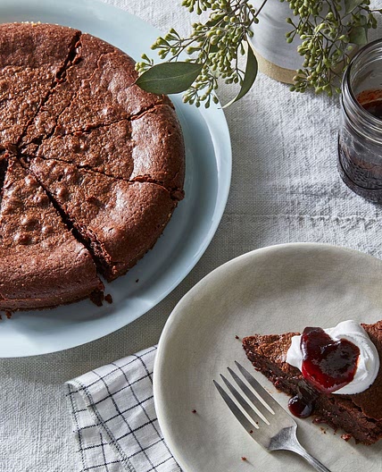 The Nordic Baking Book's Kladdkaka (Swedish Gooey Chocolate Cake)