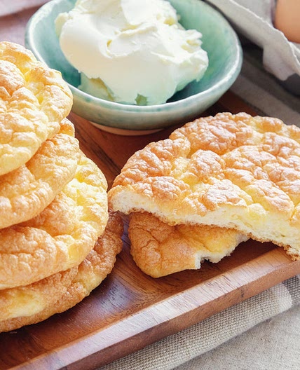 Cloud bread, pan keto o pan sin hidratos.