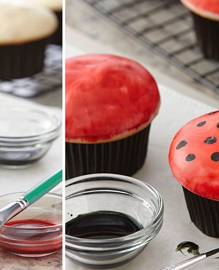 Painted Cupcakes