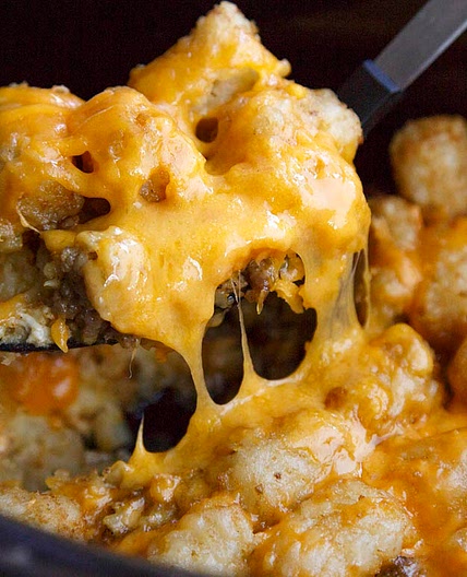 Slow Cooker Breakfast Tot Casserole