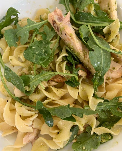 Chicken pesto pasta