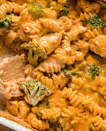 Creamy Chicken & Vegetable Pasta Bake