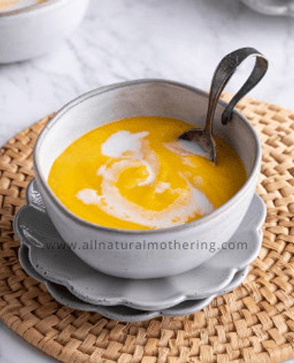 Baby Pumpkin Carrot Soup Recipe