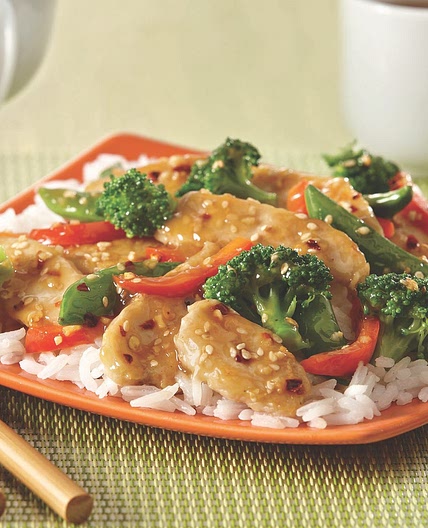 Stir Fry Sesame Chicken and Vegetables