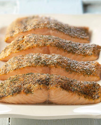 Baked Crusted Salmon