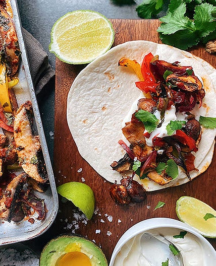 Mushroom Fajitas