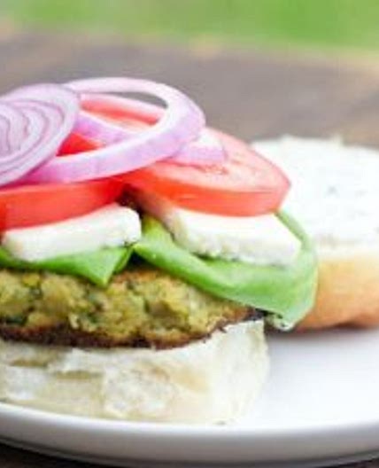 Mediterranean Falafel Burger