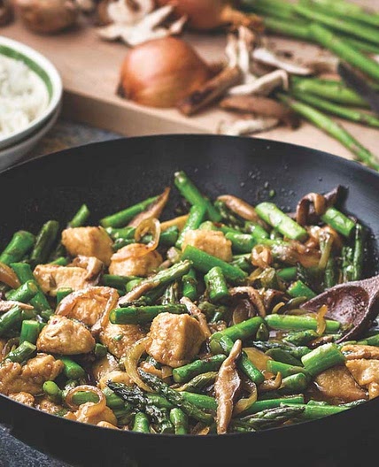 Chicken Asparagus Stir Fry