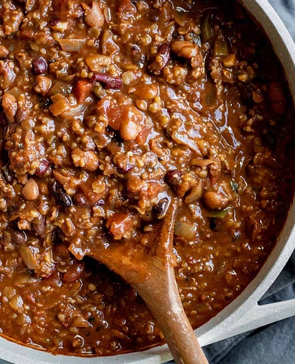 BEST Lentil Chili (Vegan, Ready in 45 Minutes!)