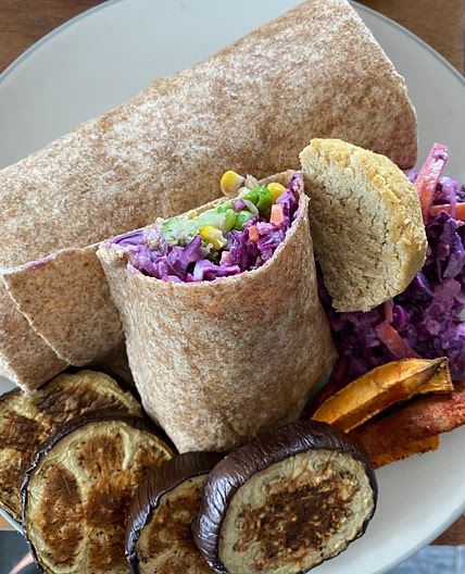 Tofu Falafel Wraps