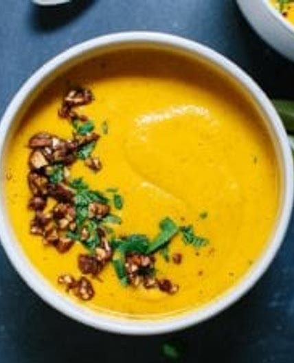 Creamy Thai Carrot Sweet Potato Soup