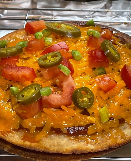 Keto/ Low Carb Chicken Mexican Pizza