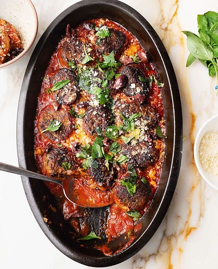 Aubergine a la parmigiana 