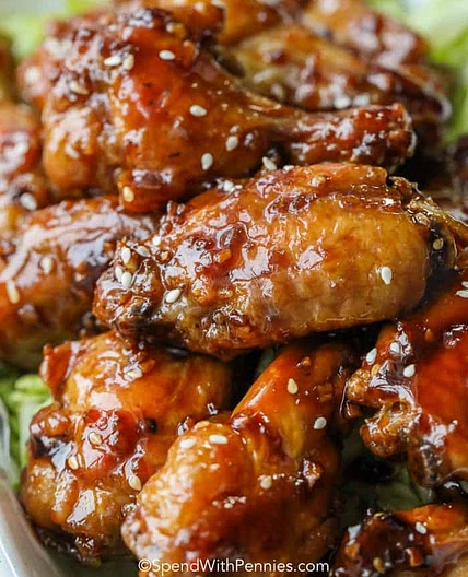 Honey Garlic Chicken Wings Recipe (Oven Baked)
