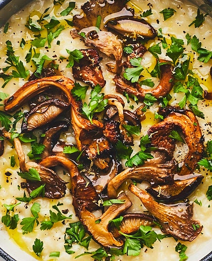 Oven Risotto with Mushrooms Recipe
