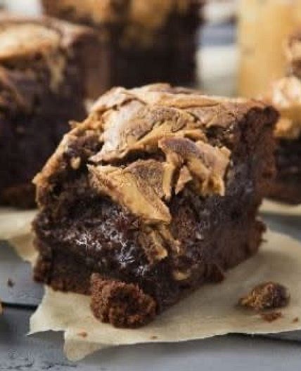 Peanut butter brownies 