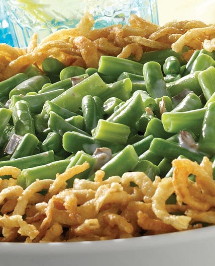 Creamy Pesto Green Bean Casserole