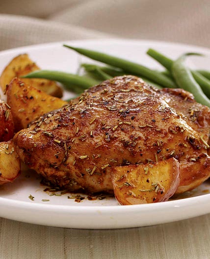 Rosemary Roasted Chicken with Potatoes