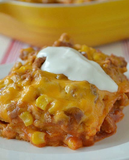 Layered Enchilada Bake