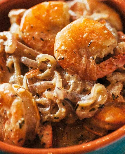 Big Easy Shrimp with Creamy Creole Mustard Sauce