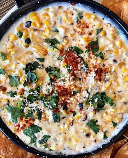 Elotes Dip w Chicken