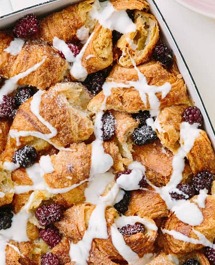 Recipe: Blackberry Croissant Breakfast Bake