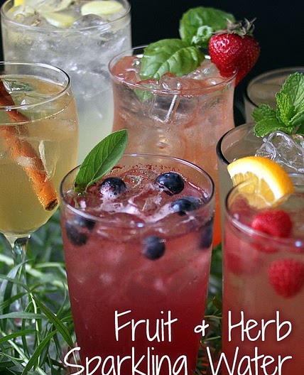 Fruit & Herb Flavored Sparkling Water