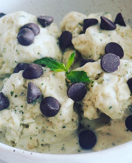 Mint Chocolate Chip Nice Cream