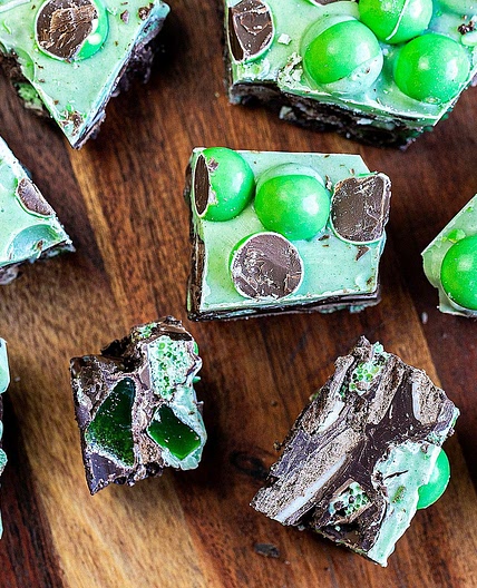 Choc mint rocky road recipe