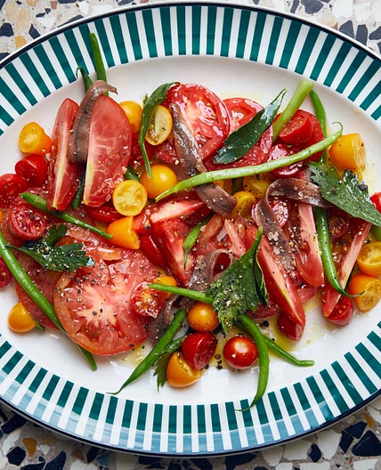 Tomatoes and Haricots Verts With Anchovies