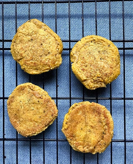 Pumpkin Oat Cakes for BLW