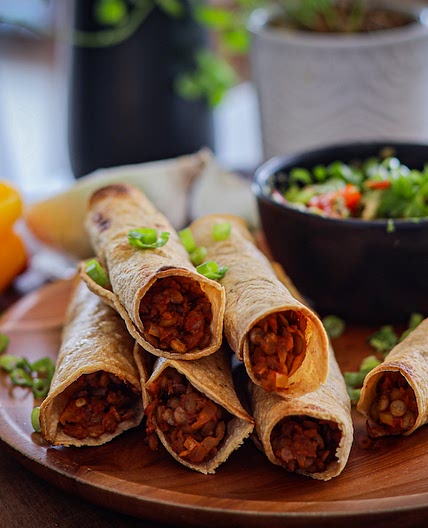 Lentil Taquitos