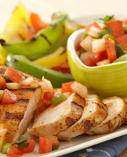 Pollo Asado con Pico de Gallo