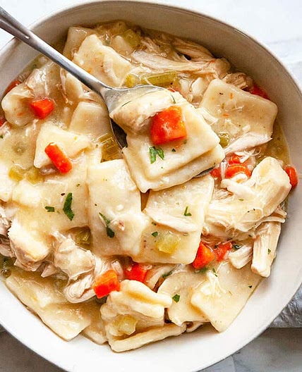 Old Fashioned Chicken and Dumplings