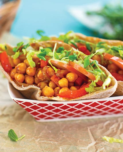 Barbecue-Flavored Chickpea (Garbanzo) Sandwiches