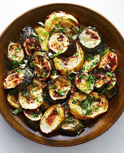 Simple Roasted Zucchini & Squash
