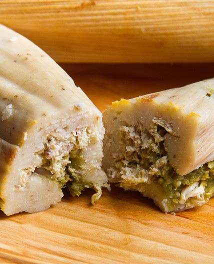 Green Chile Chicken Tamales (Tamales con Salsa Verde y Pollo) Recipe