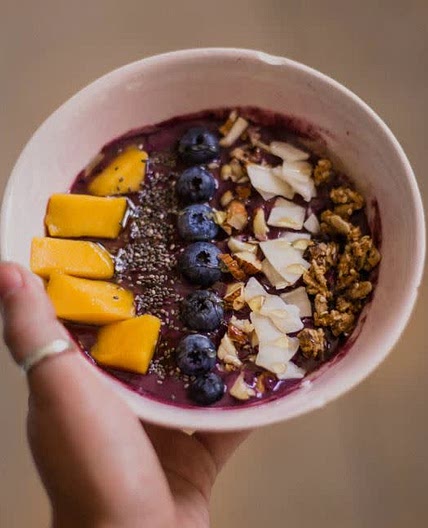 Mango Blueberry Crisp Crunch