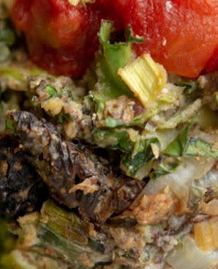 Mushroom and Kale Frittata