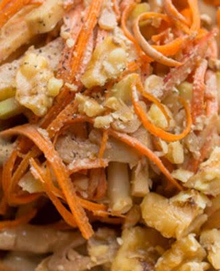 Kohlrabi Apple Slaw