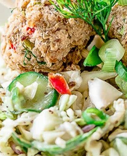 Napa cabbage slaw