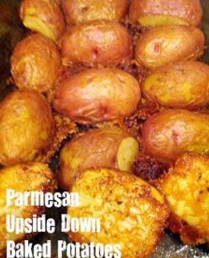 Parmesan Upside Down Baked Potatoes