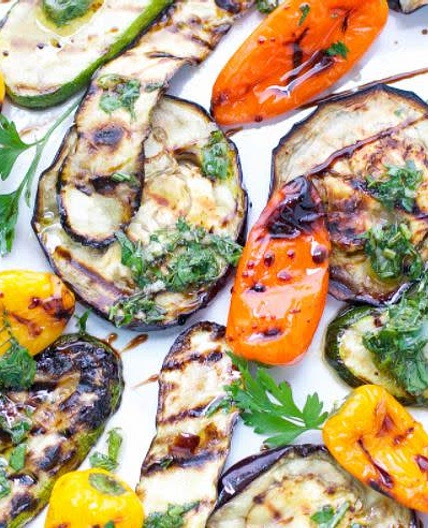 Roasted Vegetable Salad with Balsamic Vinaigrette