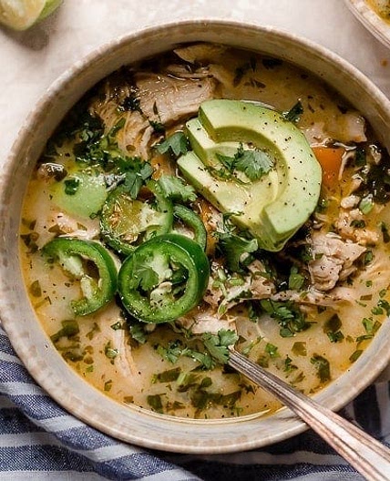 Slow Cooker White Chicken Chili