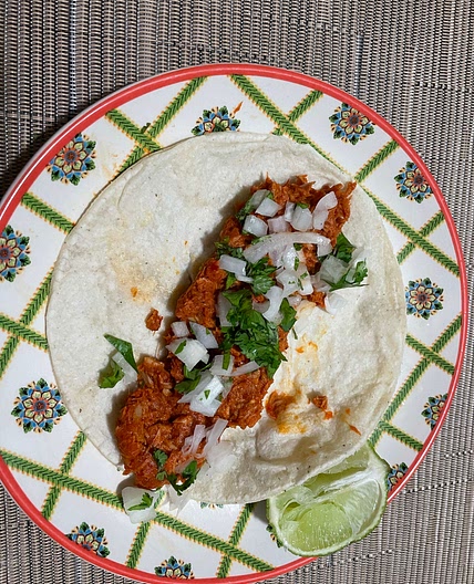 Tacos de atún al pastor 