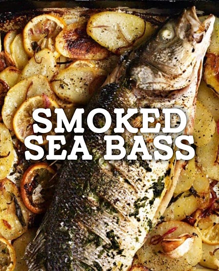 Smoked Sea Bass Cookout