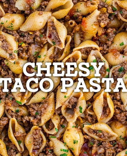 Cheesy Taco Pasta Cookout