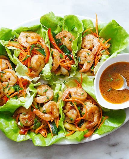 Garlic Shrimp Salad